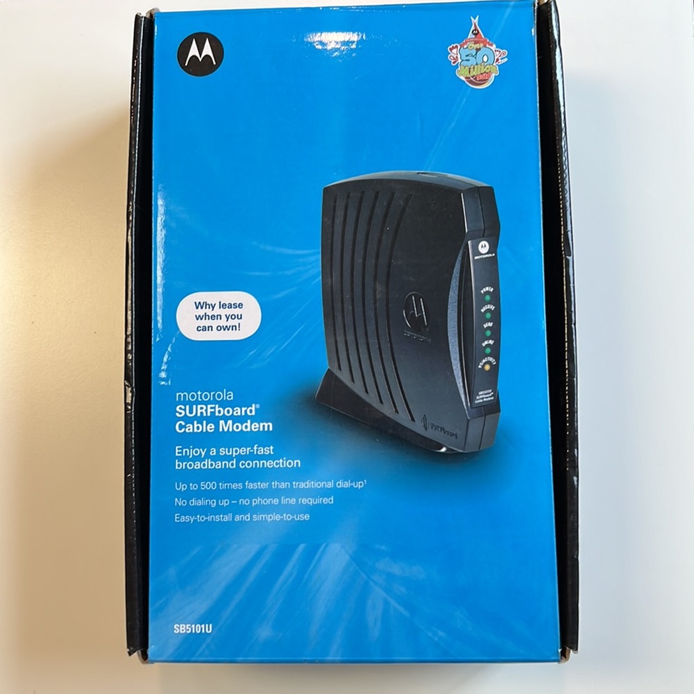 SURFboard cable modem by Motorola